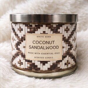 Bath and Body Works Coconut Sandalwood Scented 3-wick Candle